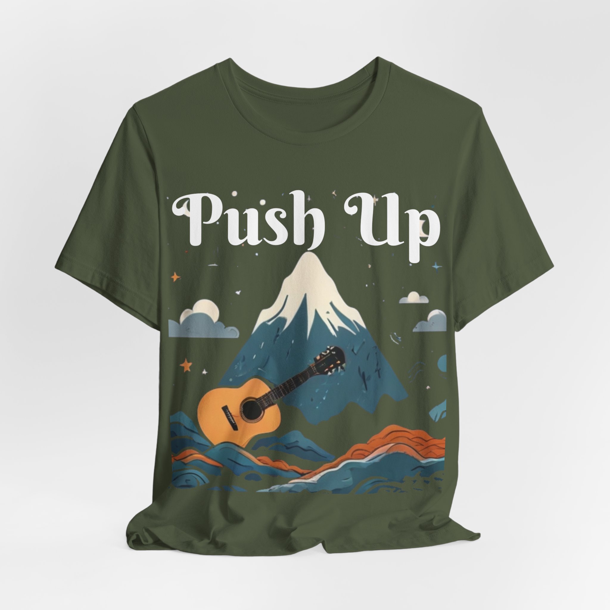 Push up T-shirt Unisex Jersey Short Sleeve Tee