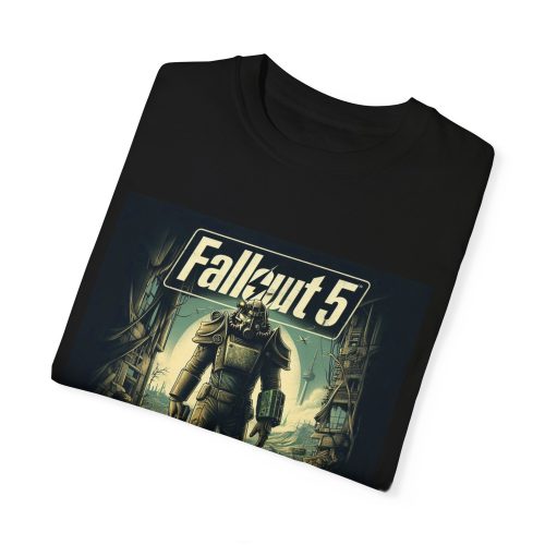 Explore the Wasteland in Style: Fallout 5 Dyed T-Shirt