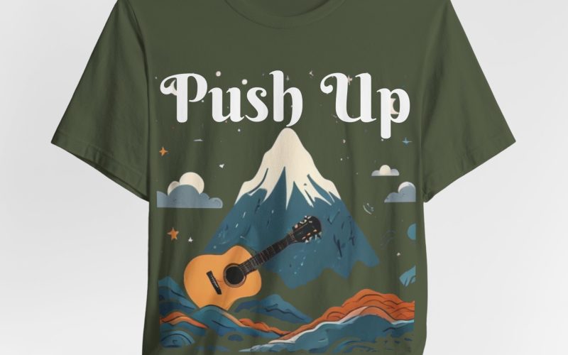 Push up T-shirt Unisex Jersey Short Sleeve Tee